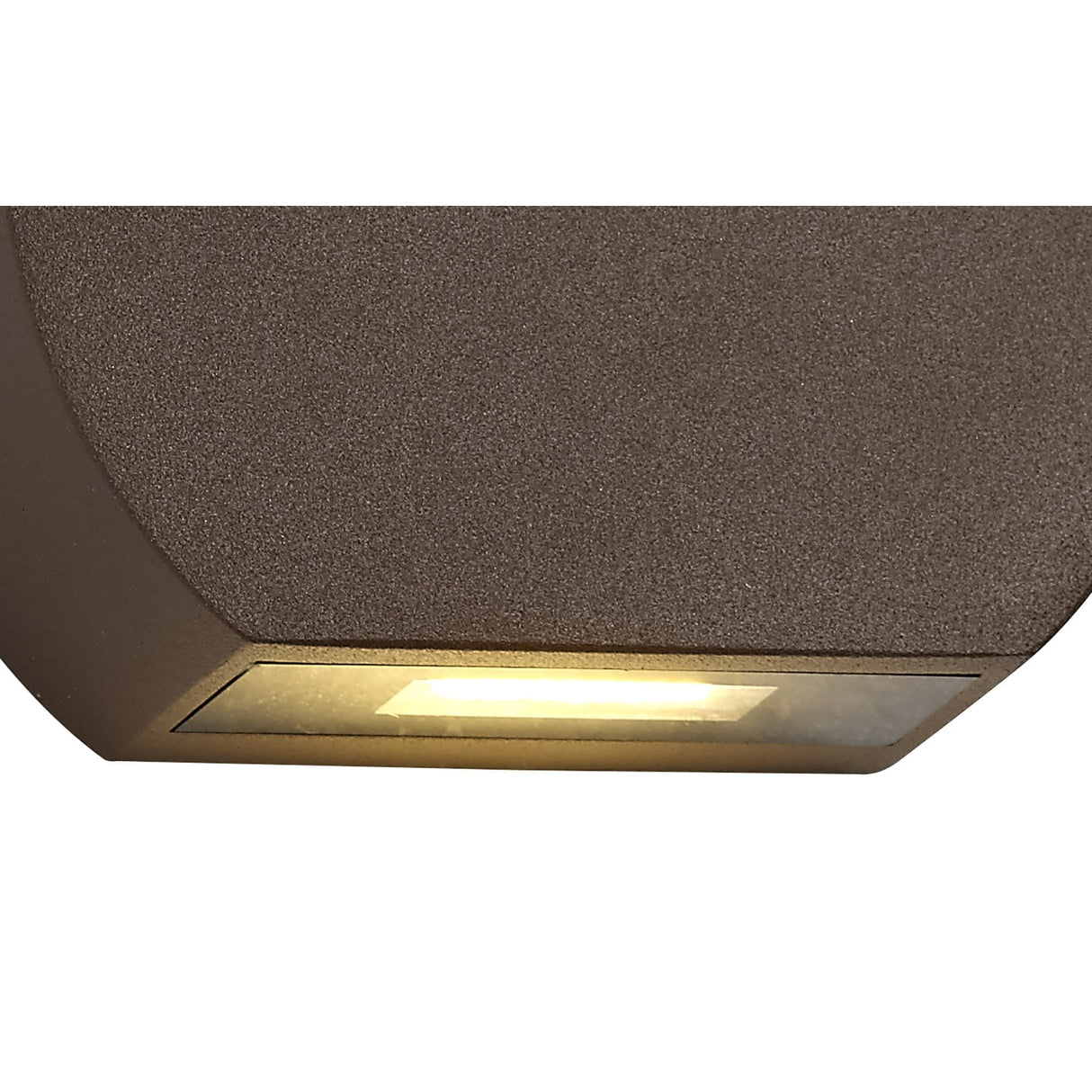 Outdoor Dark Brown LED Wall Light, 3W, 3000K Warm White, IP54, 3-Year Warranty