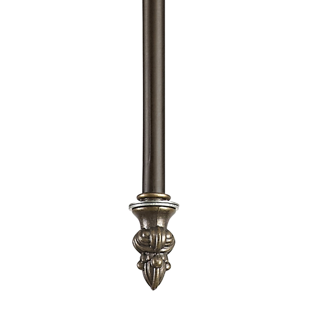 Antique Brass Triple-Light Ceiling Fixture, E27 Sockets