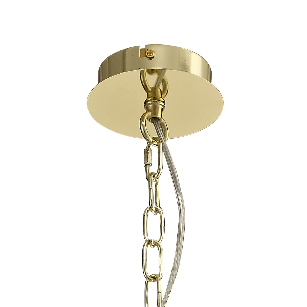 Elegant Gold Crystal Pendant Light with Clear Shades