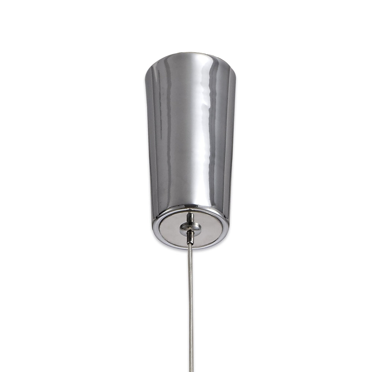 Polished Chrome LED Pendant Light with Clear/Frosted Shade, 3000K Warm White