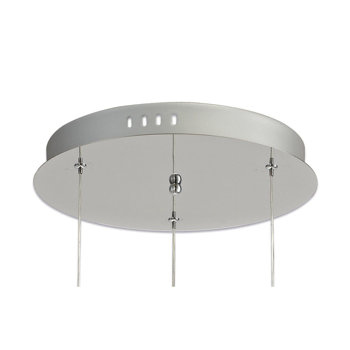 Elegant Triple Pendant Light in Polished Chrome with Clear/Frosted Shade, 3 x 5W LED, 3000K Warm White, 3-Year Warranty