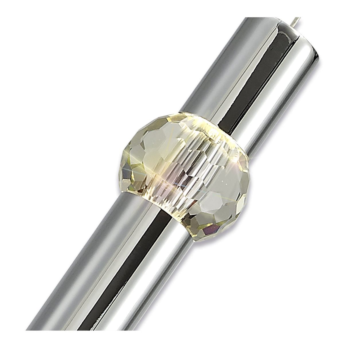 Elegant Triple Pendant Light in Polished Chrome with Clear/Frosted Shade, 3 x 5W LED, 3000K Warm White, 3-Year Warranty