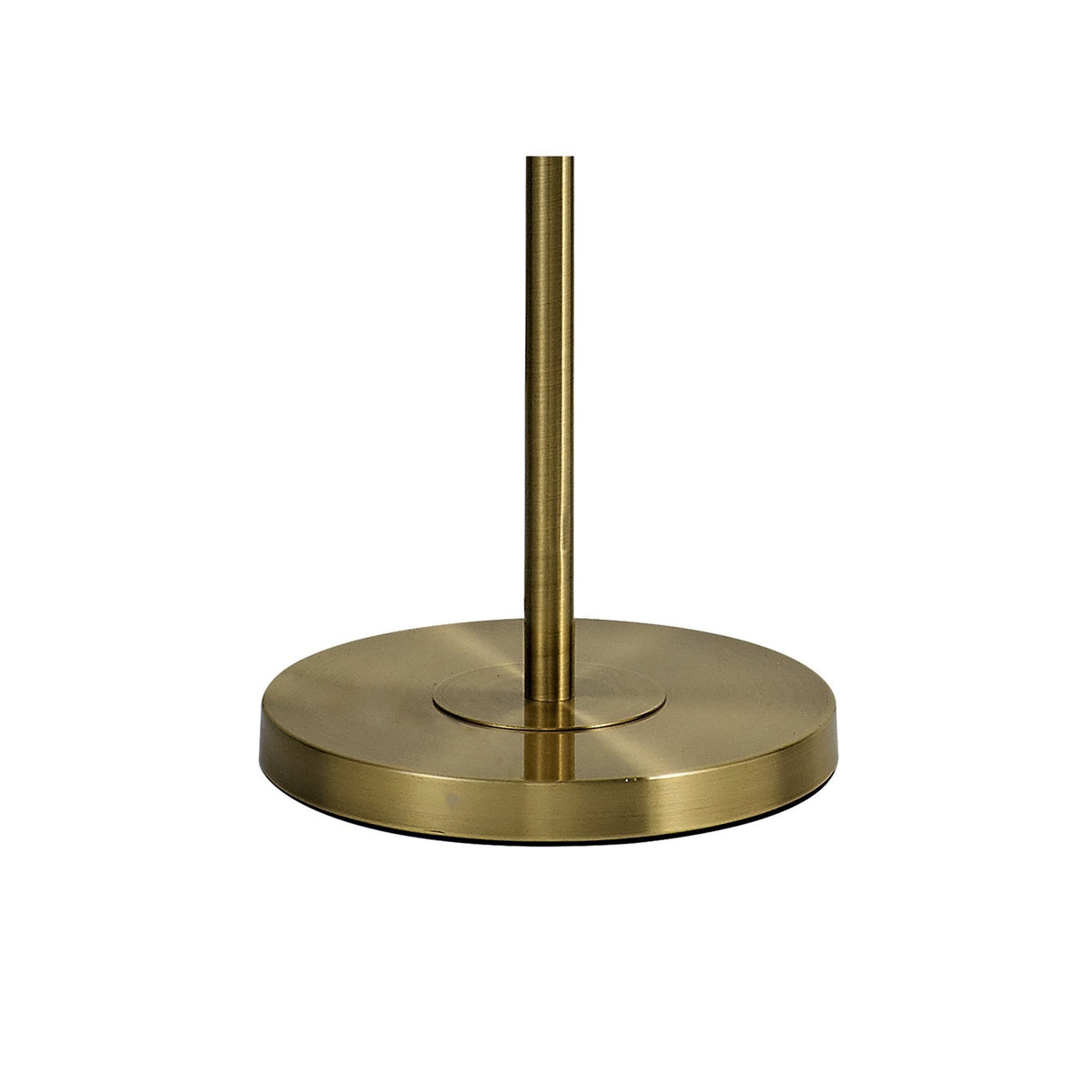 Antique Brass Floor Lamp with Clear Crystal Shades, 3 x E14 Sockets
