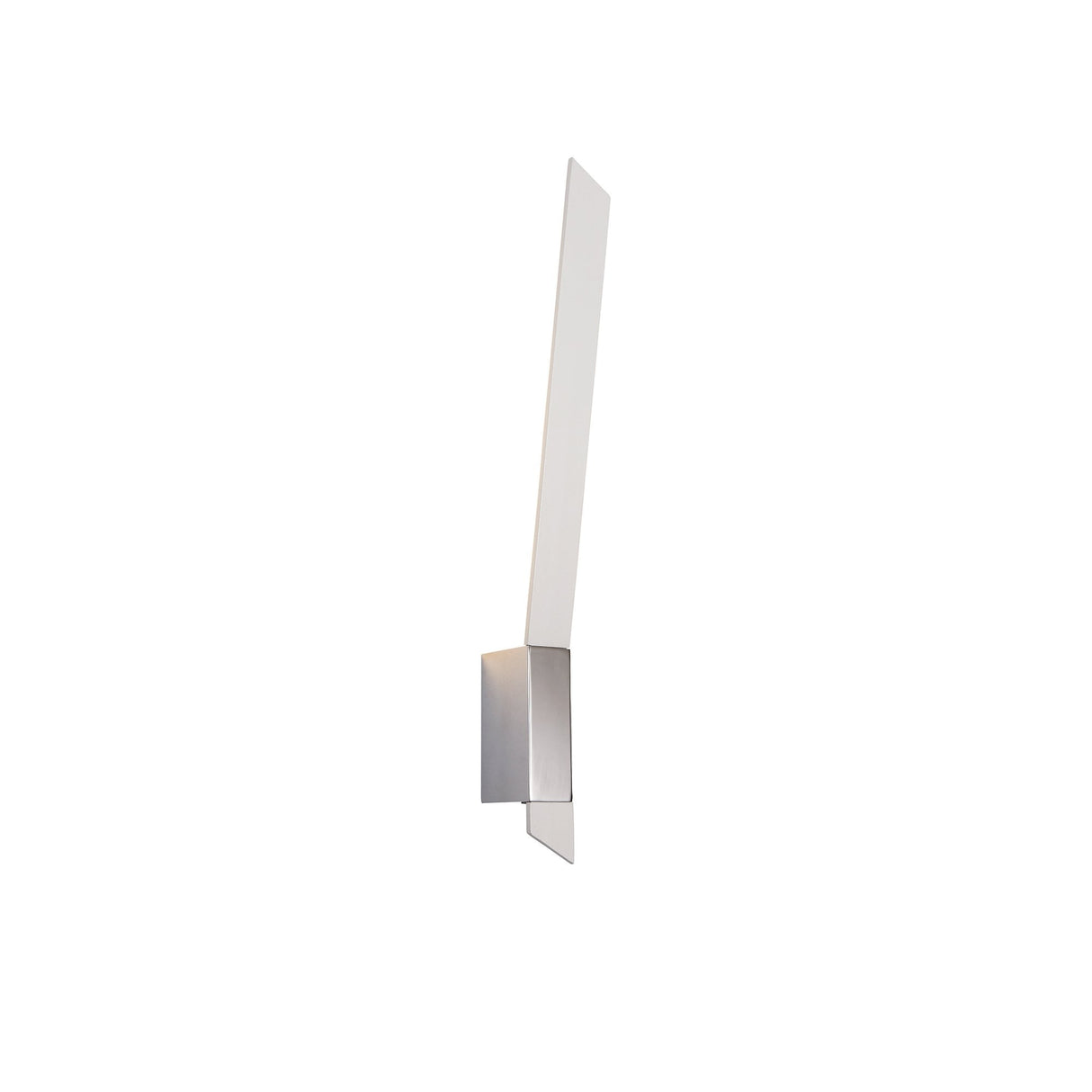 Modern Elegance Wall Light, 8W LED, 3000K Warm White, Sand White/Polished Chrome, 3-Year Warranty