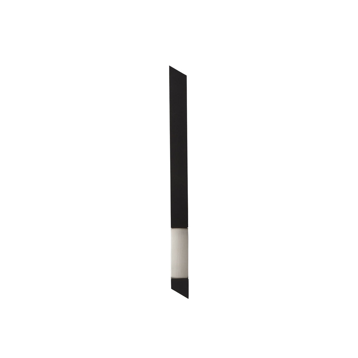 Elegant Wall-Mounted LED Lamp, 8W, 3000K, 560lm, Sand Black/Satin Nickel Finish, 3-Year Warranty