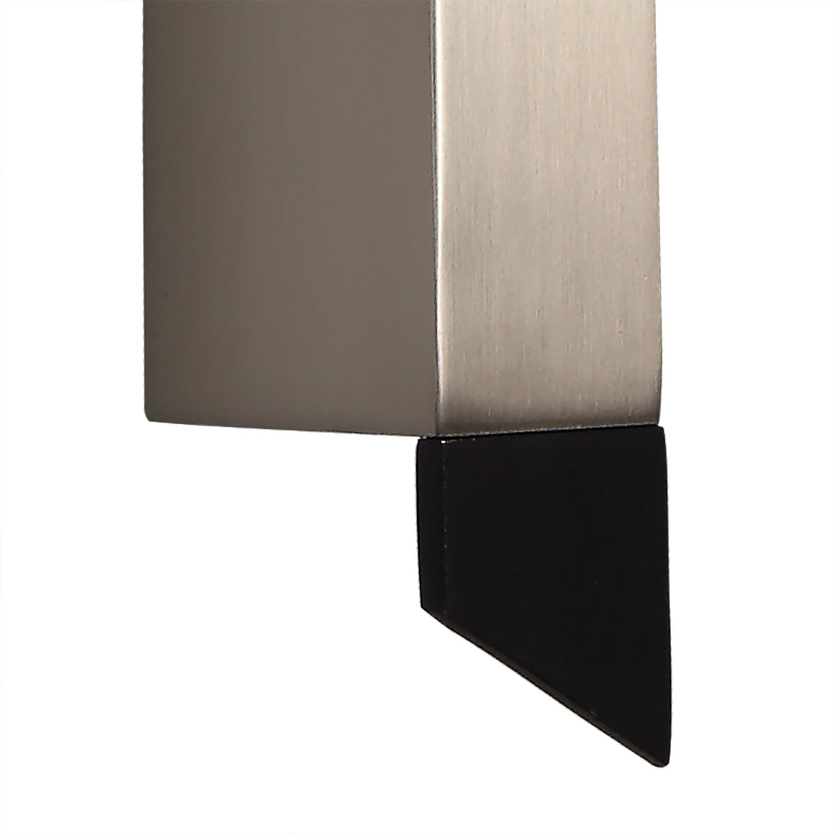 Elegant Wall-Mounted LED Lamp, 8W, 3000K, 560lm, Sand Black/Satin Nickel Finish, 3-Year Warranty