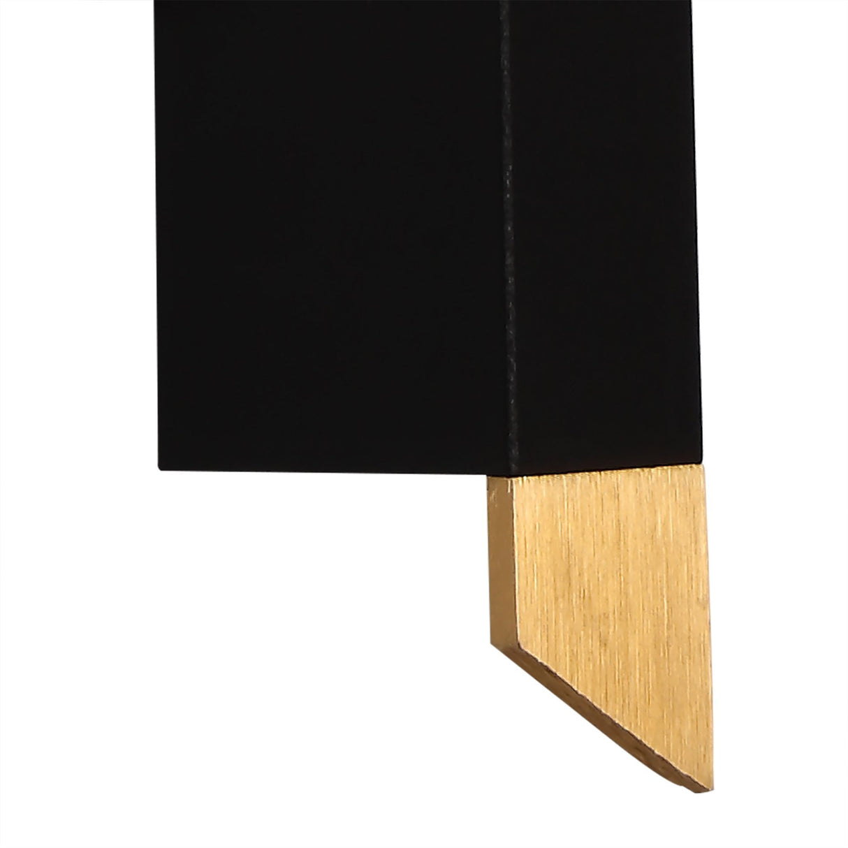 Elegant Wall Lamp, 8W LED, Warm White, Satin Gold/Sand Black Finish, 3-Year Warranty