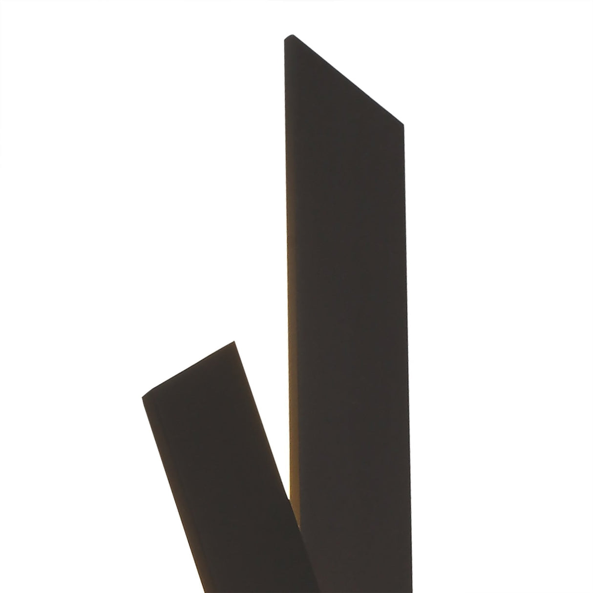 Modern Anthracite Wall Lamp with Integrated 12W LED and Frosted White Shade