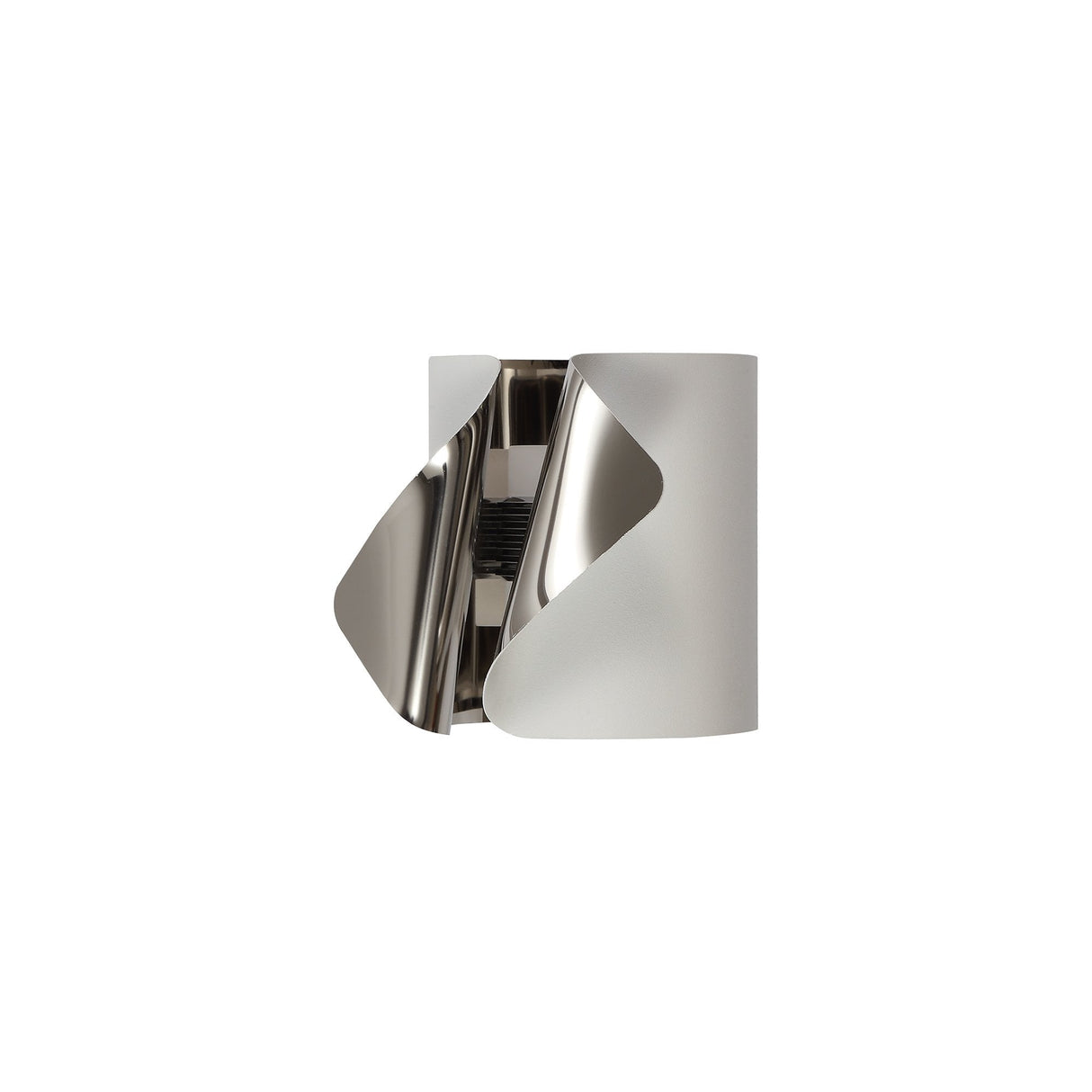 Contemporary Wall Lamp, LED 7W, Warm White 3000K, Sand White & Chrome Finish, 3-Year Warranty