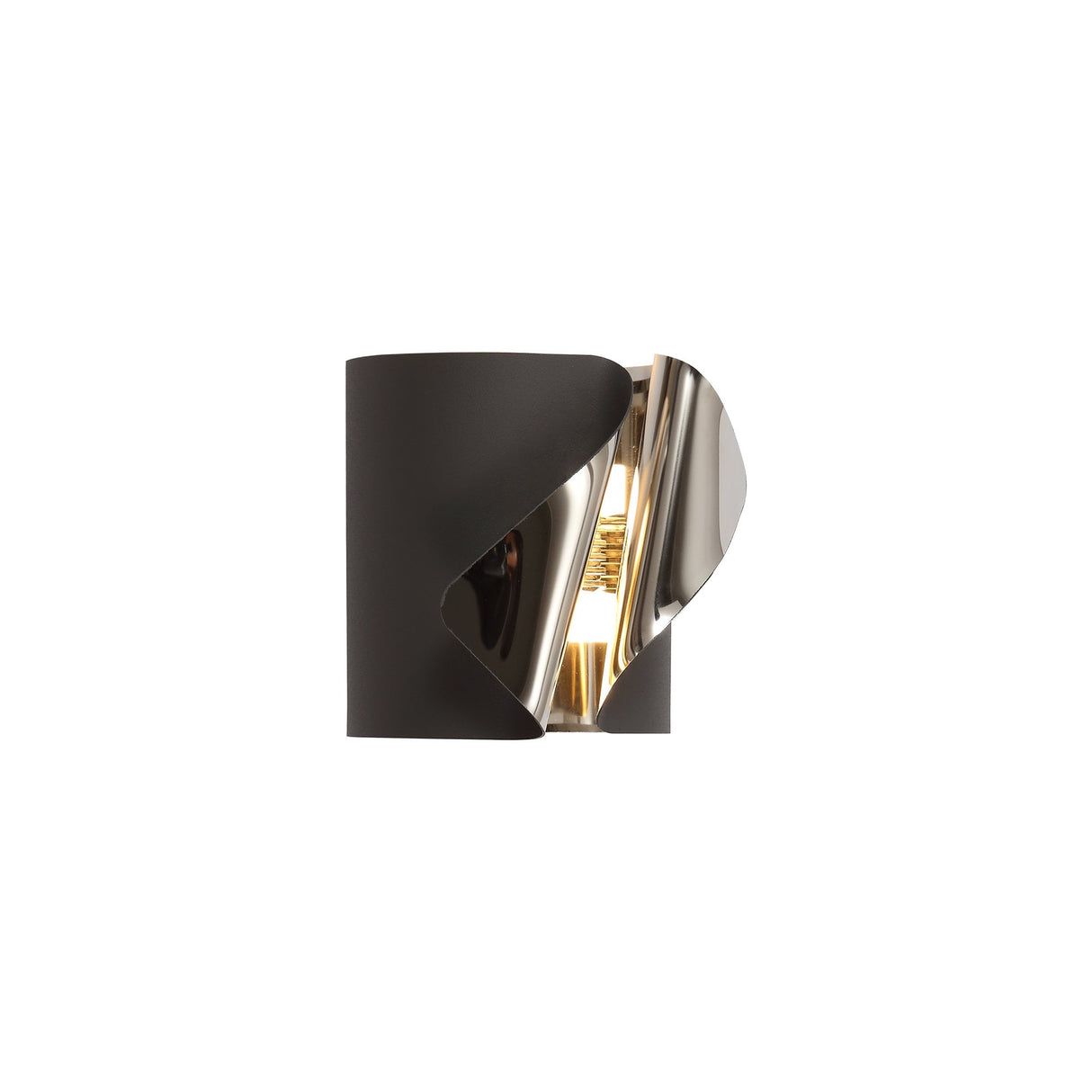 Modern Wall Sconce, 7W LED, Warm White 3000K, Sand Anthracite & Chrome Finish, 3-Year Warranty