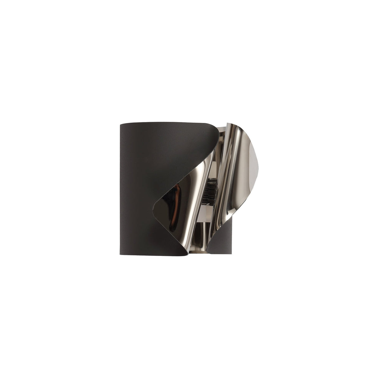 Modern Wall Sconce, 7W LED, Warm White 3000K, Sand Anthracite & Chrome Finish, 3-Year Warranty