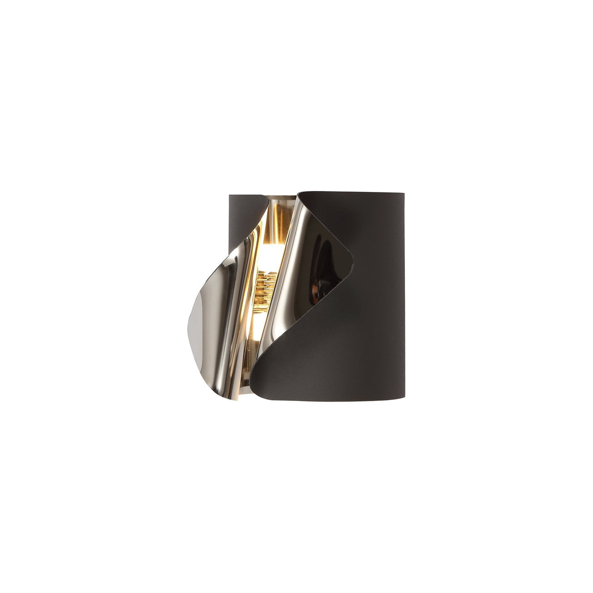 Modern Wall Sconce, 7W LED, Warm White 3000K, Sand Anthracite & Chrome Finish, 3-Year Warranty