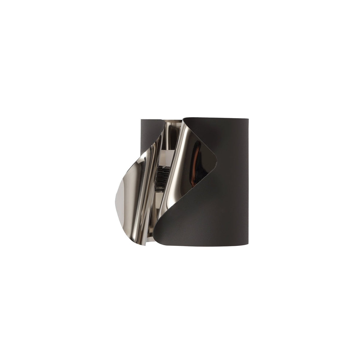 Modern Wall Sconce, 7W LED, Warm White 3000K, Sand Anthracite & Chrome Finish, 3-Year Warranty