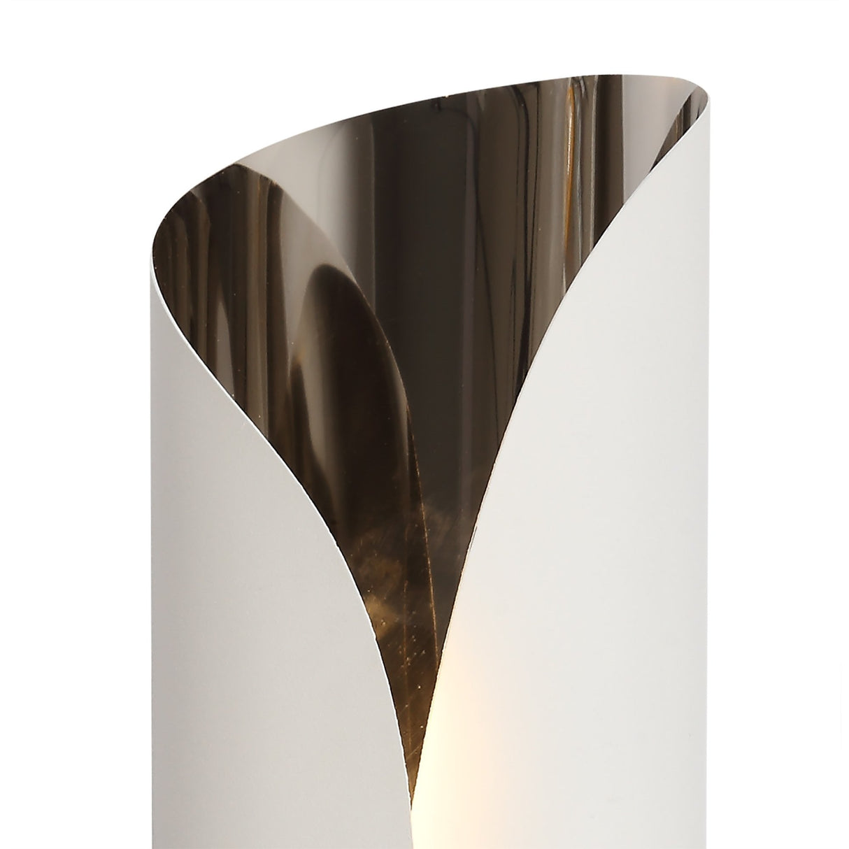 Modern Wall Lamp with Integrated LED, 3000K Warm White, Sand White & Chrome Finish