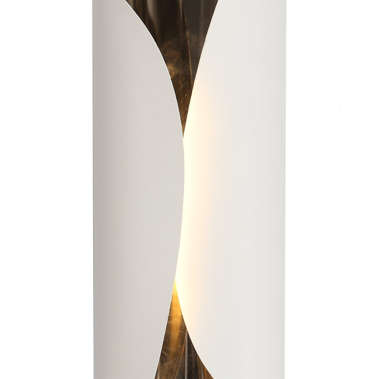 Modern Wall Lamp with Integrated LED, 3000K Warm White, Sand White & Chrome Finish