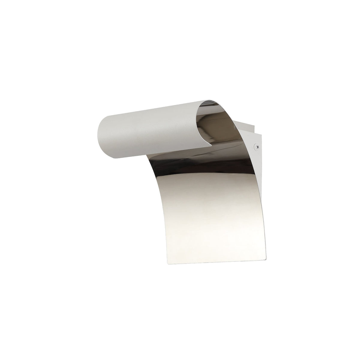Modern Wall Light with Integrated LED, Sand White & Chrome Finish, 3000K Warm Glow, 3-Year Warranty