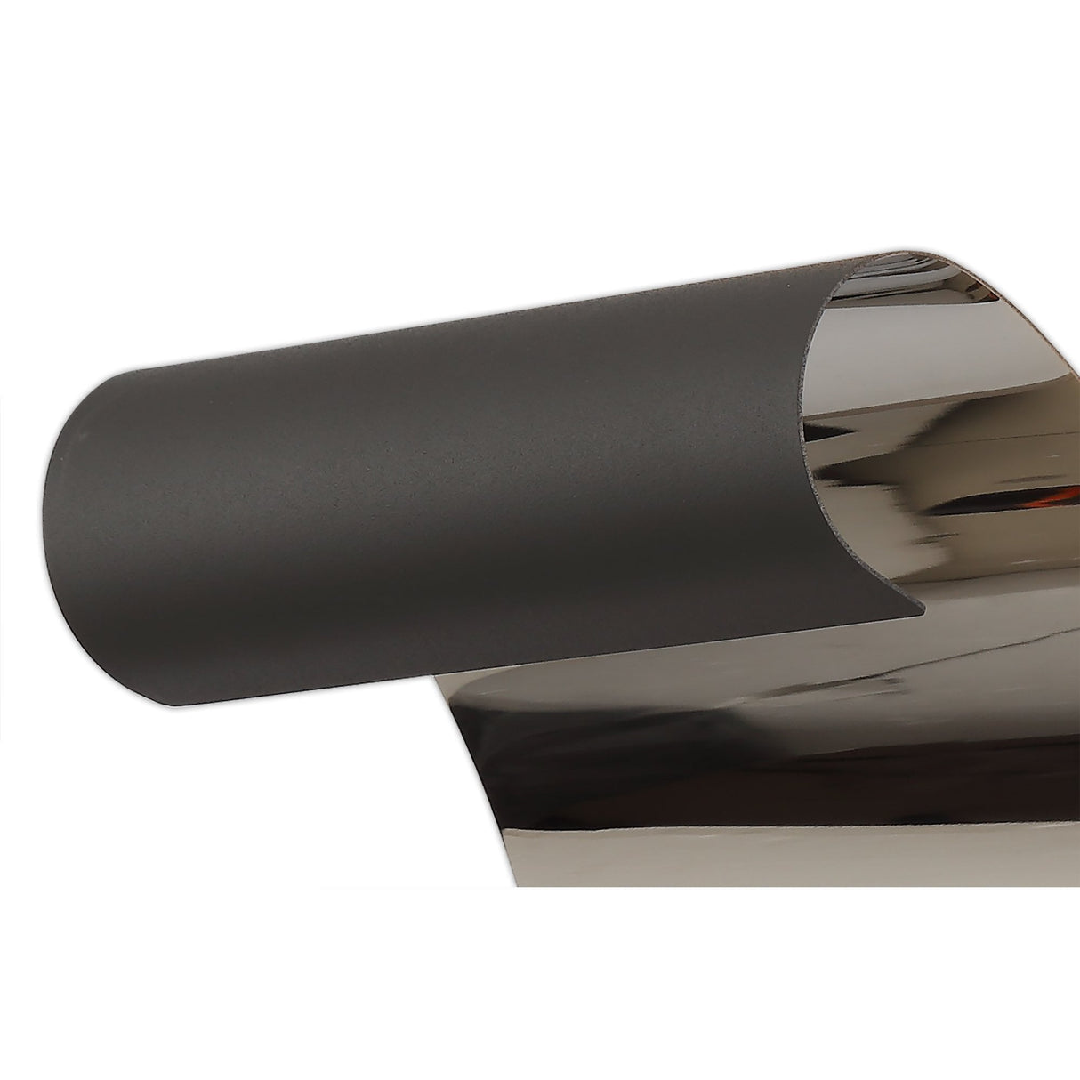 Modern Wall Lamp with Integrated 8W LED, Sand Anthracite & Polished Chrome Finish, 3000K Warm White, 560 Lumens, 3-Year Warranty