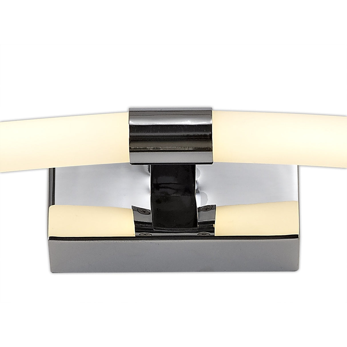 Sleek Polished Chrome Wall Lamp with Integrated LEDs, 3000K Warm Light, IP44
