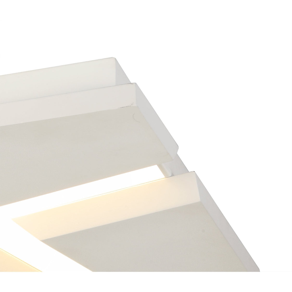 Modern Sand White Flush Ceiling Light with Integrated LED, 3500lm, 3-Year Warranty