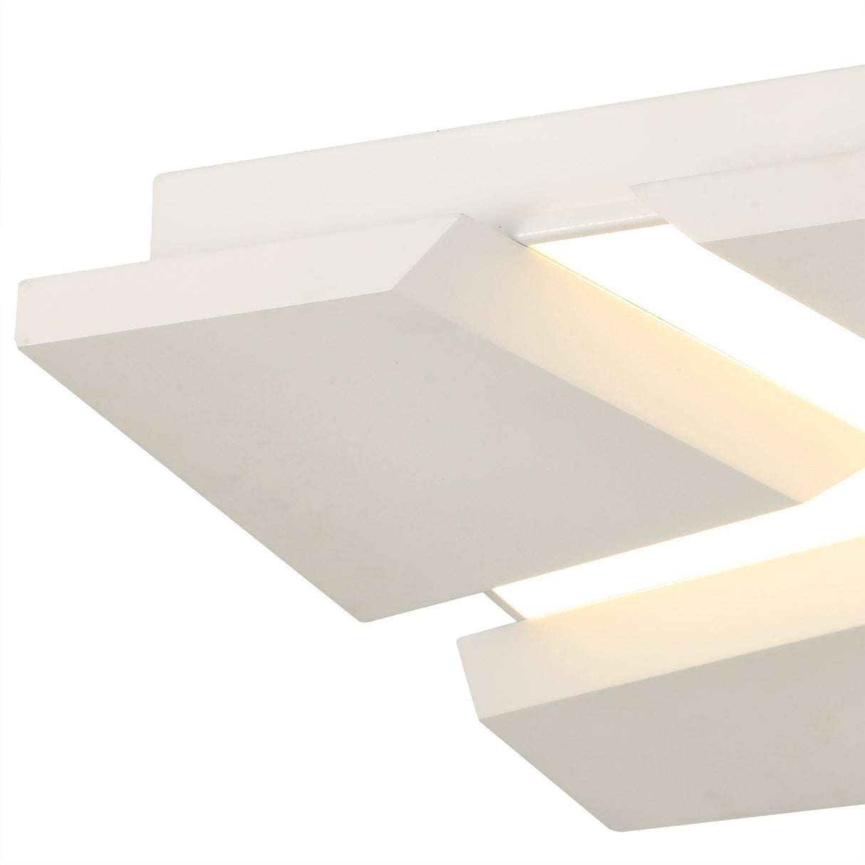 Modern Sand White Flush Ceiling Light with Integrated LED, 3500lm, 3-Year Warranty