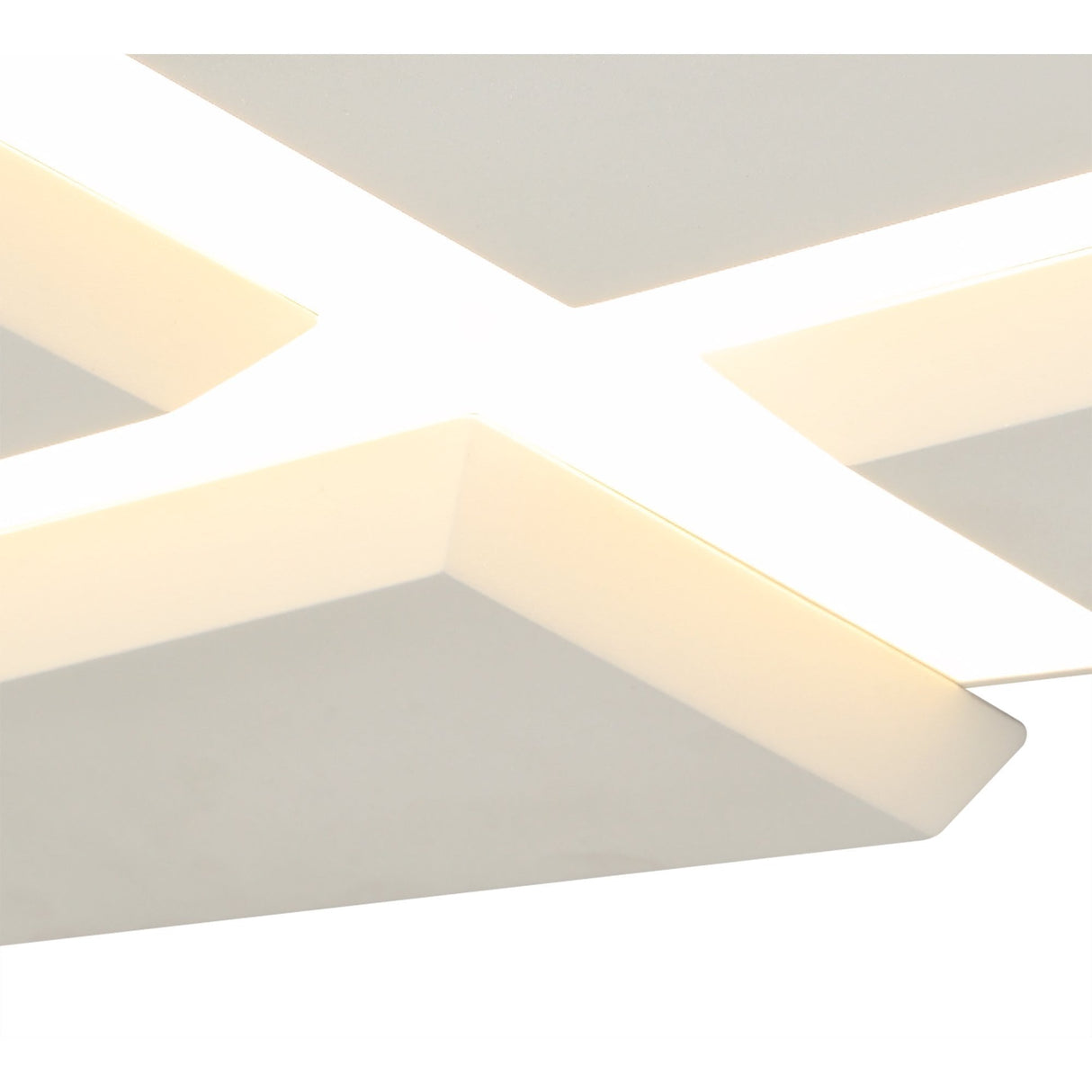 Modern Sand White Flush Ceiling Light with Integrated LED, 3500lm, 3-Year Warranty