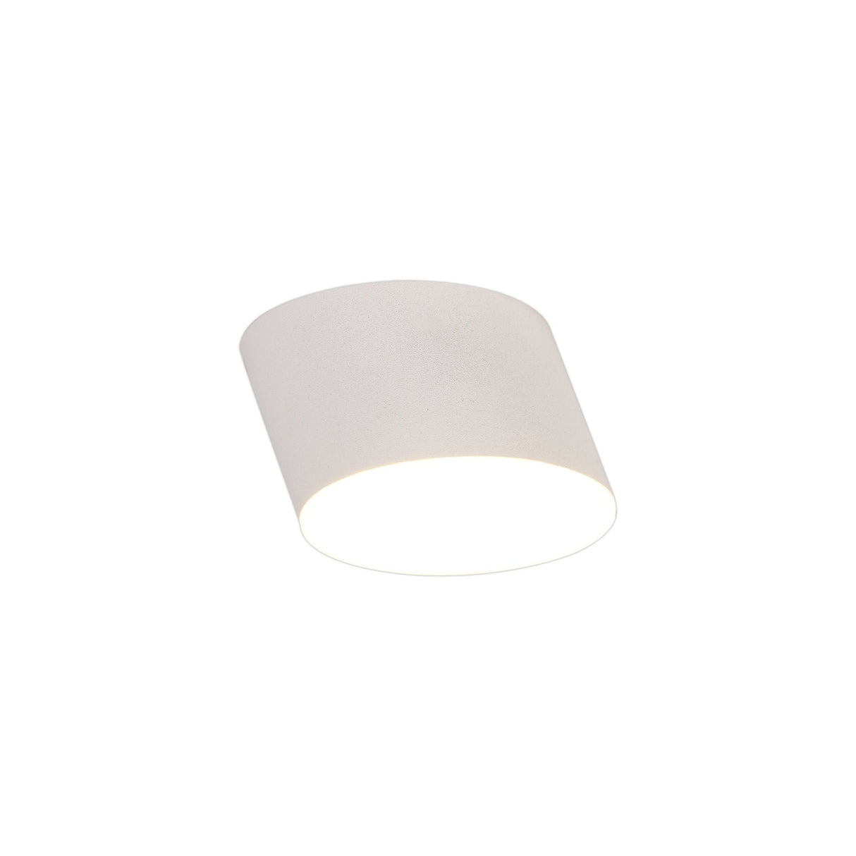 10.5cm Round LED Spotlight - Sand White Finish, 10W, 3000K, 700lm, 3-Year Warranty