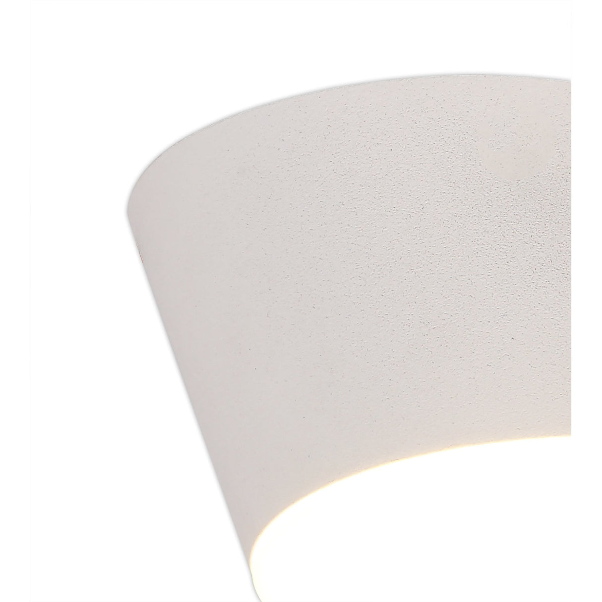 10.5cm Round LED Spotlight - Sand White Finish, 10W, 3000K, 700lm, 3-Year Warranty