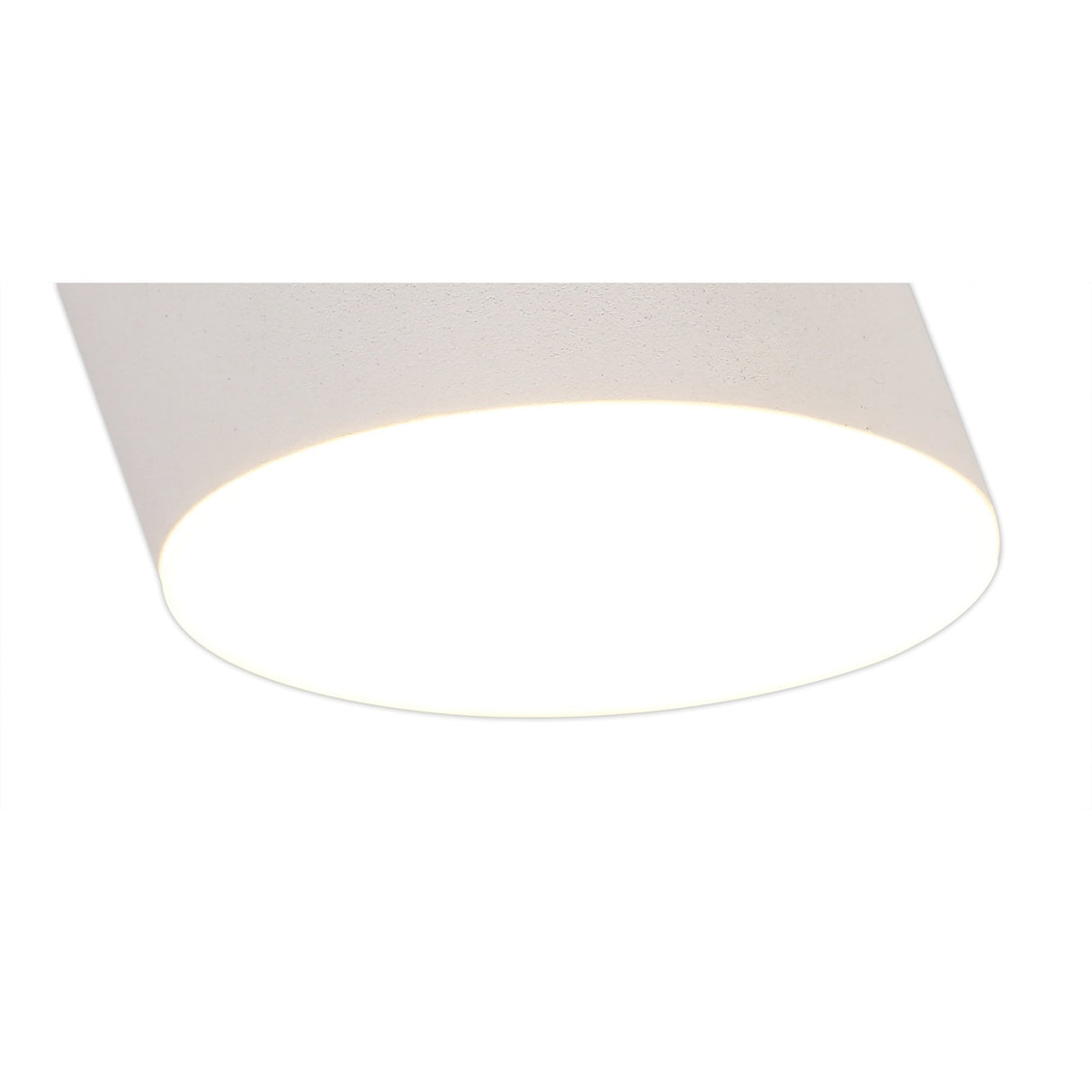 10.5cm Round LED Spotlight - Sand White Finish, 10W, 3000K, 700lm, 3-Year Warranty