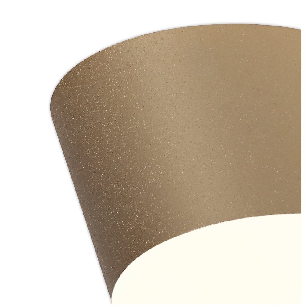 Elegant Satin Gold 10.5cm LED Spotlight, 3000K Warm White, 700lm, 3-Year Warranty