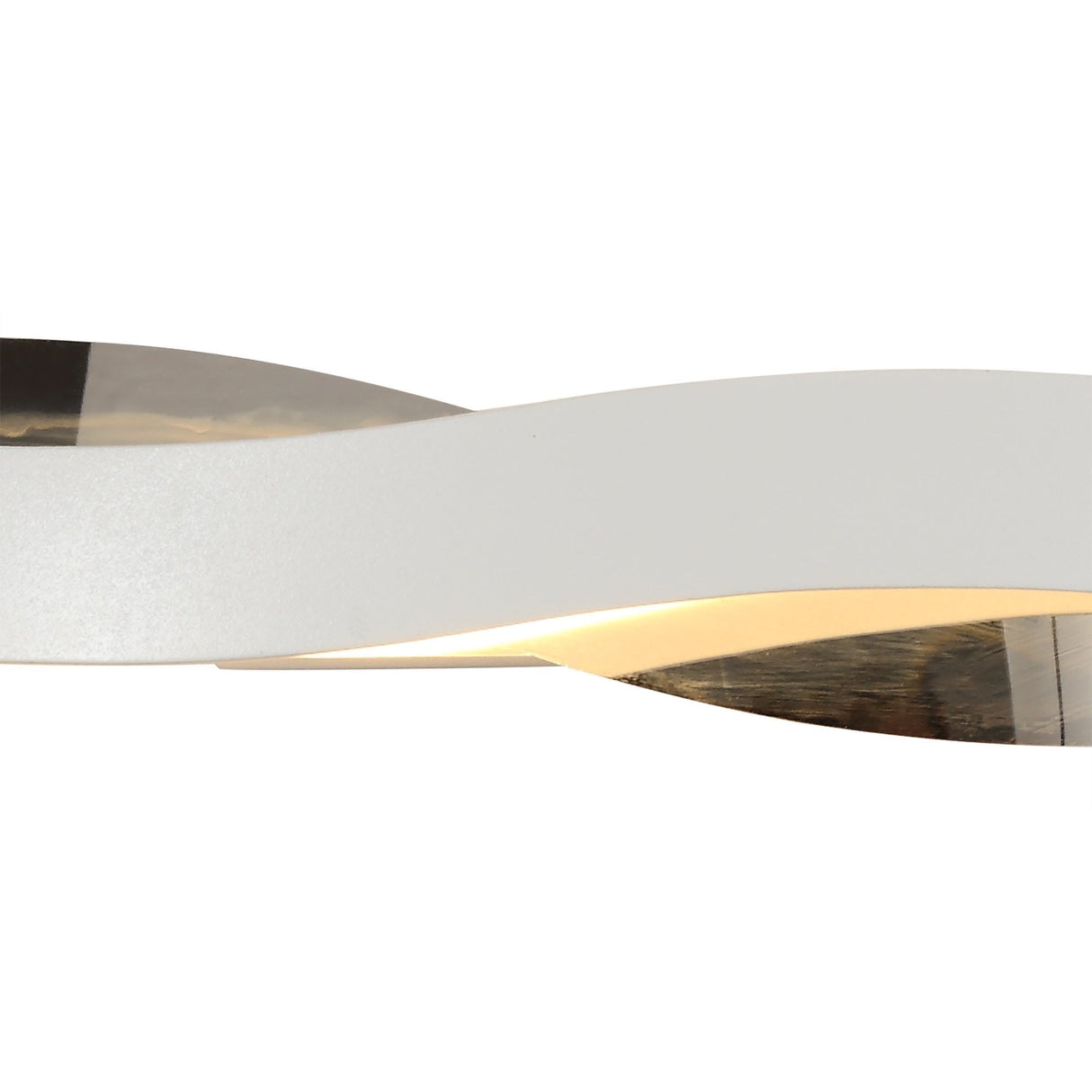 Contemporary Wall Lamp, Integrated 6W LED, Warm White 3000K, Sand White & Chrome Finish, 3-Year Warranty