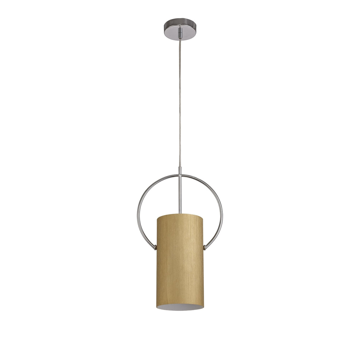 Elegant Gold and Chrome Pendant Light, E27 Fitting