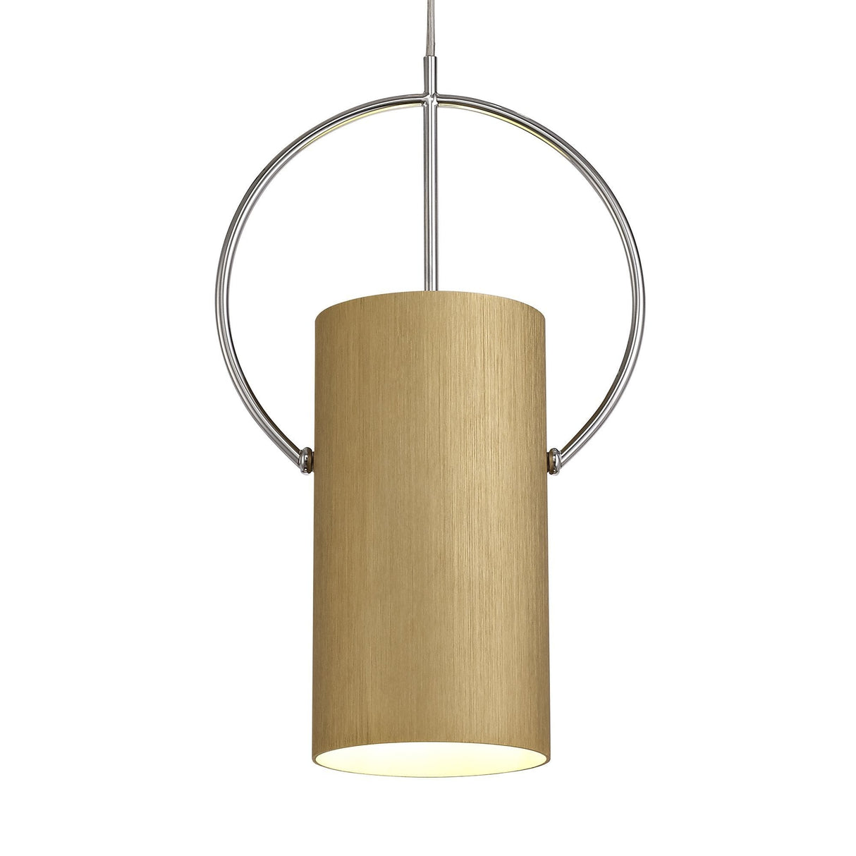 Elegant Gold and Chrome Pendant Light, E27 Fitting