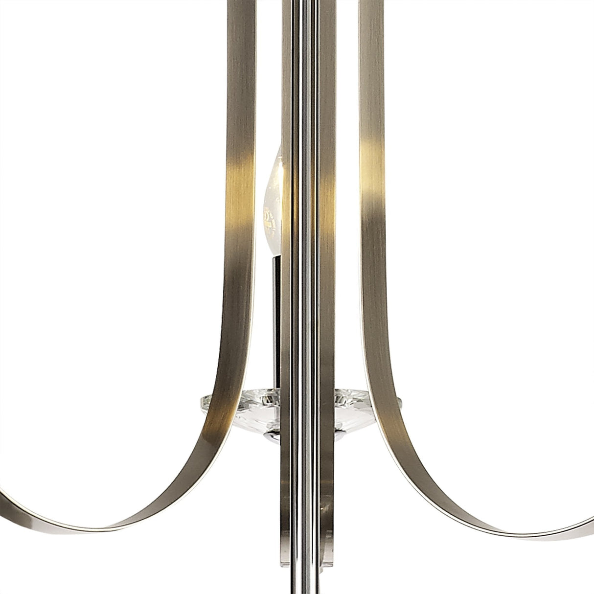 Elegant Tri-Light Pendant in Polished Chrome with Clear Crystal Accents