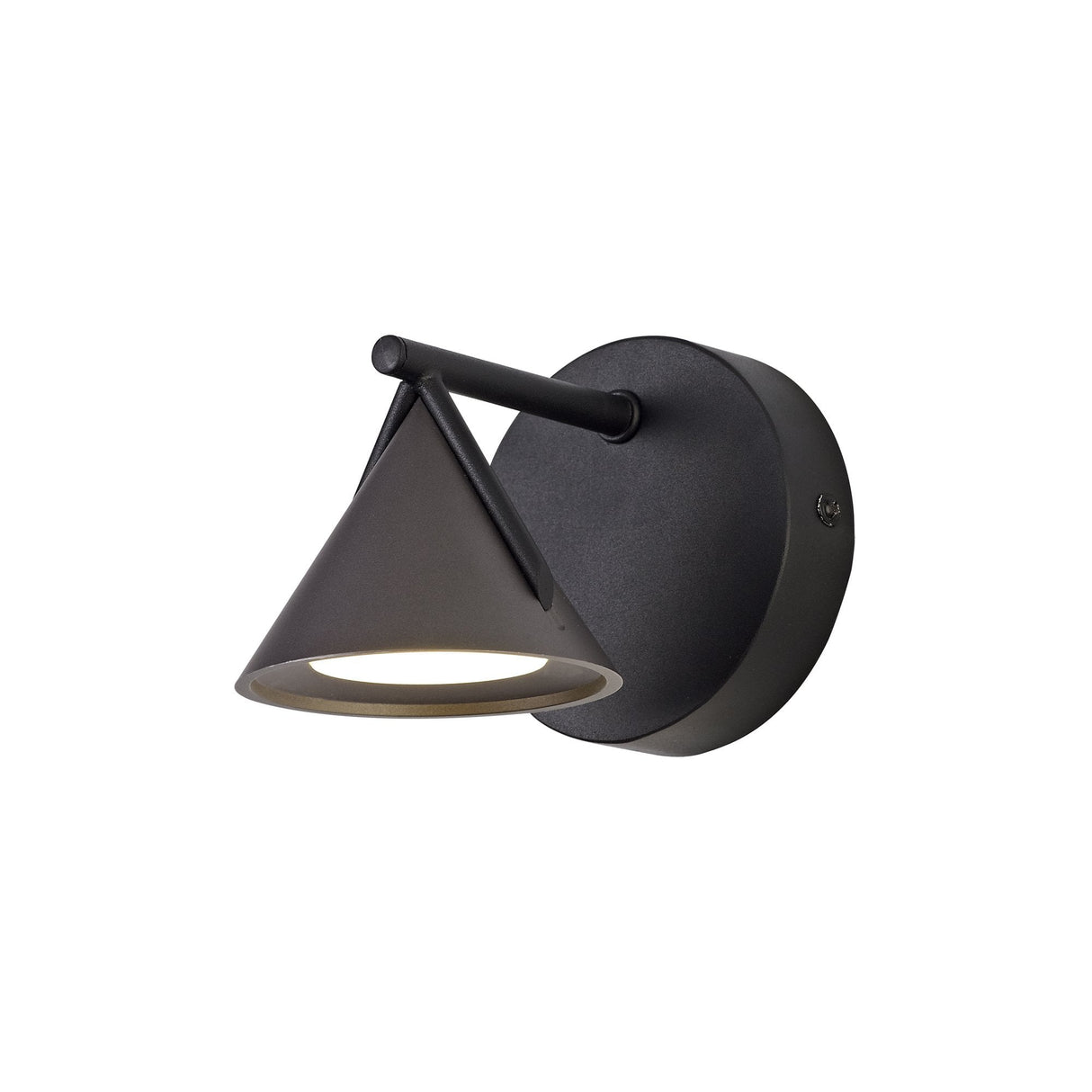 Contemporary LED Wall Light, 3W, Sand Black & Grey, 3000K, 110lm, 3-Year Warranty