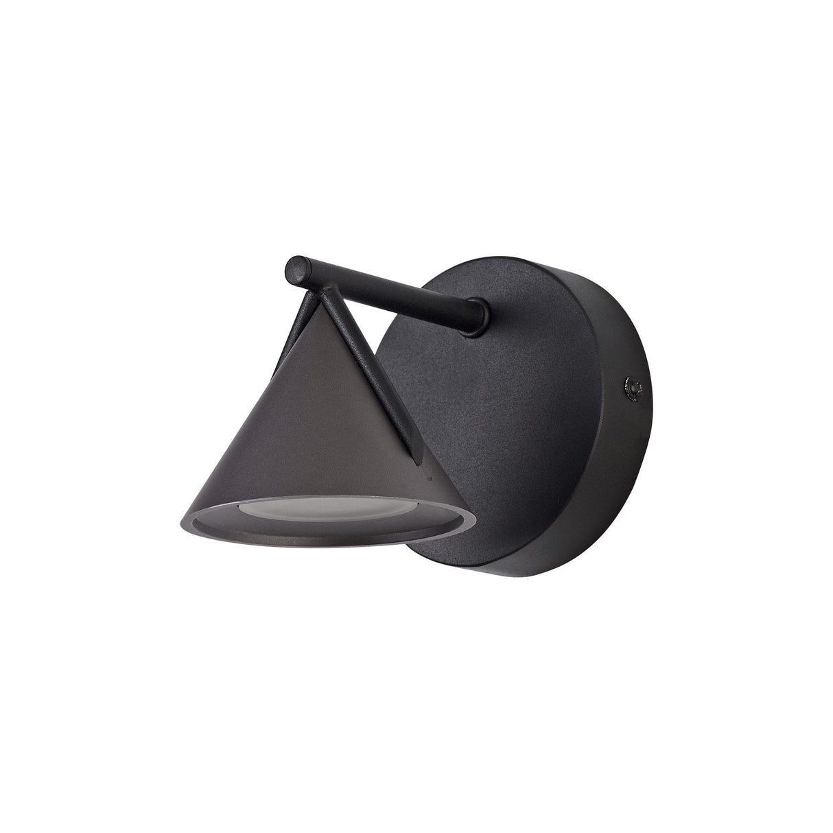 Contemporary LED Wall Light, 3W, Sand Black & Grey, 3000K, 110lm, 3-Year Warranty