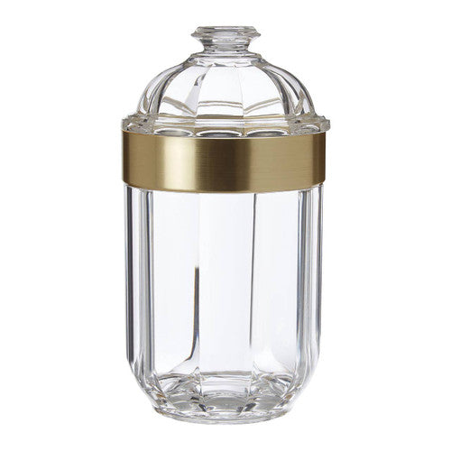 Guan Medium Light Gold Acrylic Storage Jar