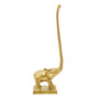Fauna Gold Finish Elephant Toilet Roll Holder With Square Base