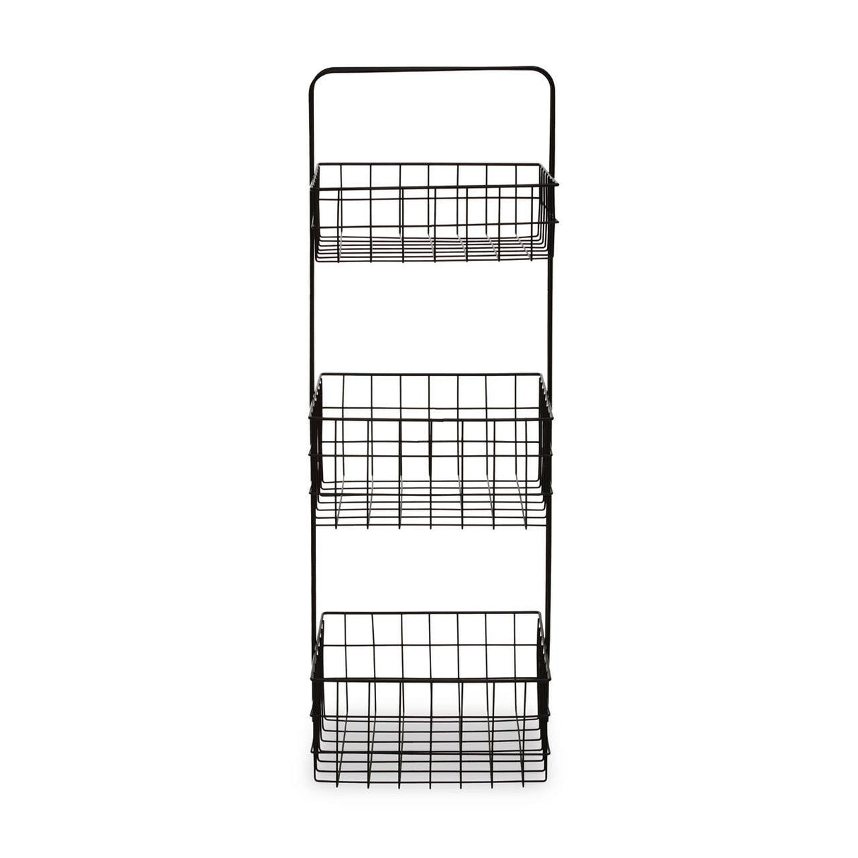 Three Tier Black Storage Caddy