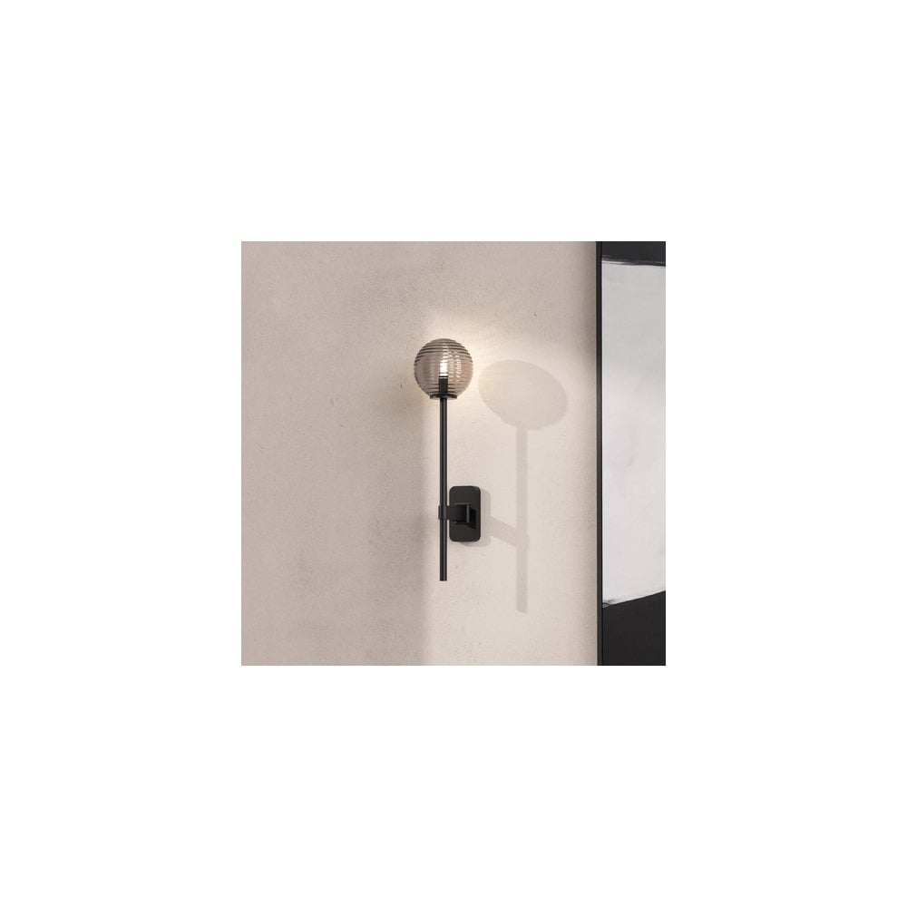 Tacoma Grande Matte Black Wall Sconce