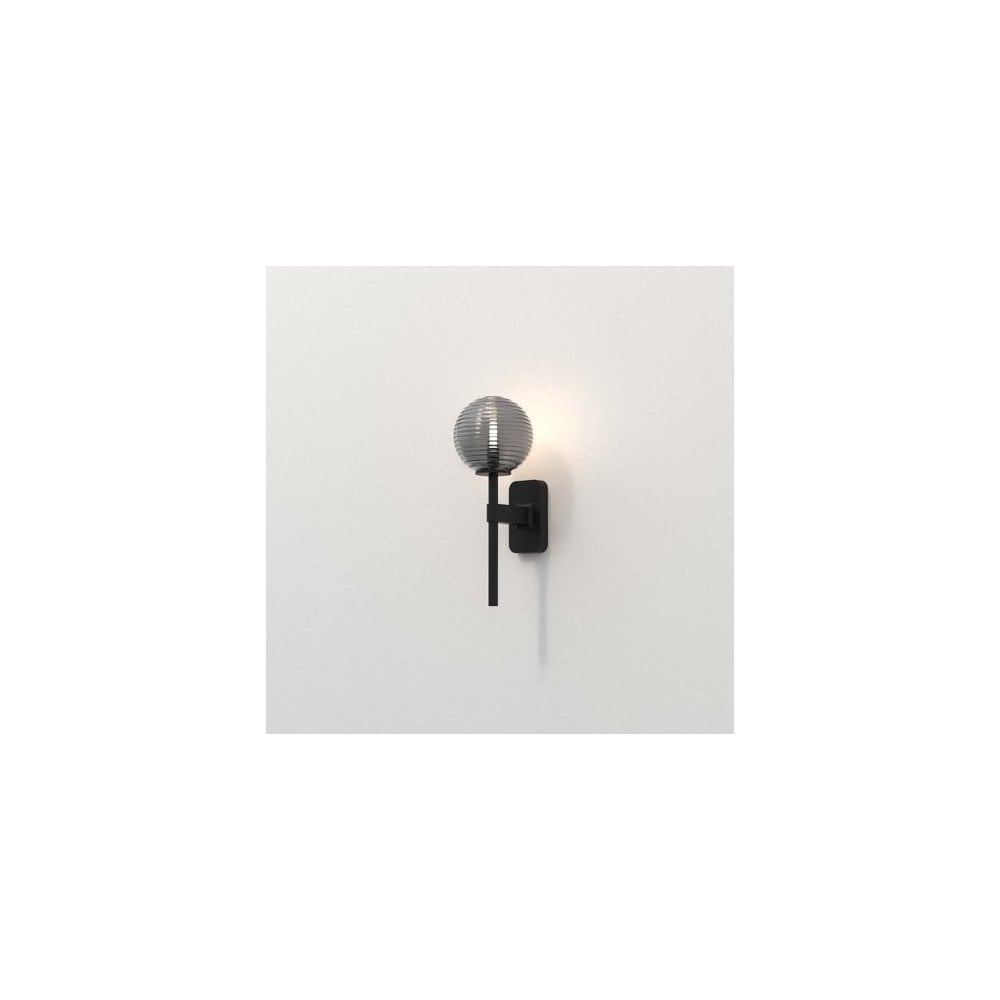 Tacoma Slim Matte Black Vertical Wall Sconce