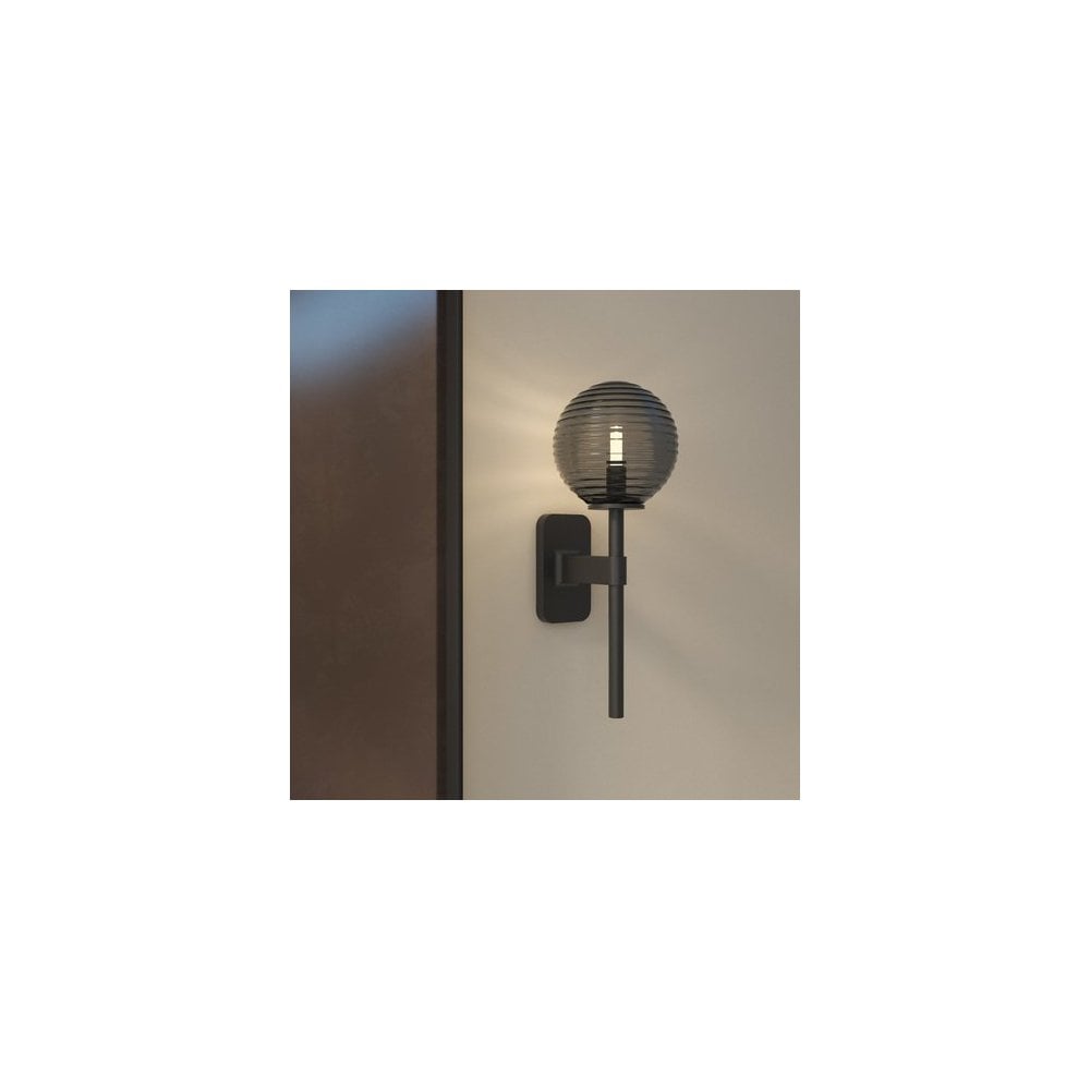 Tacoma Slim Matte Black Vertical Wall Sconce