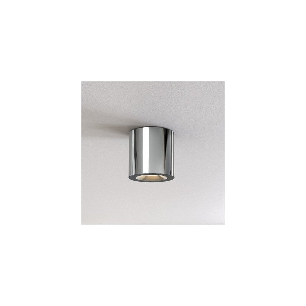 Polished Chrome Cylinder Downlight Fixture - Kos II Model