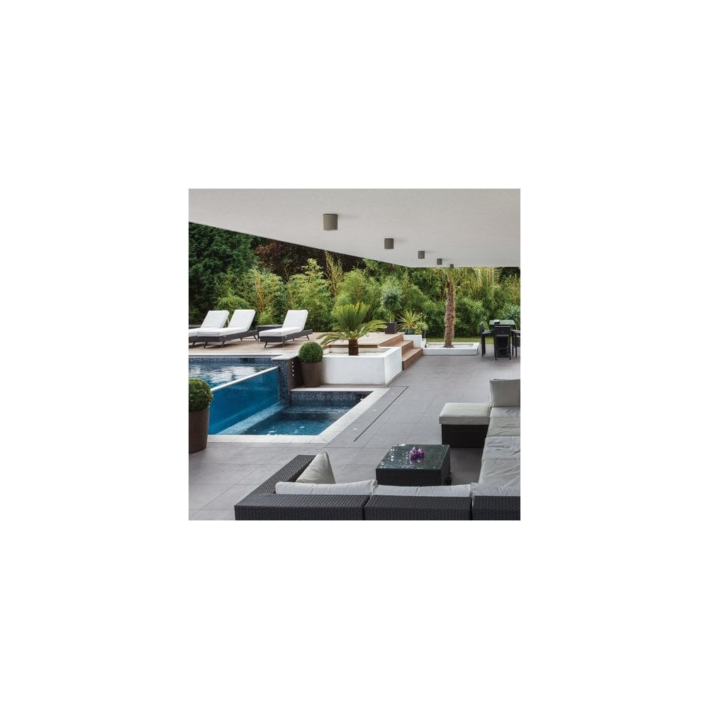 Polished Chrome Cylinder Downlight Fixture - Kos II Model