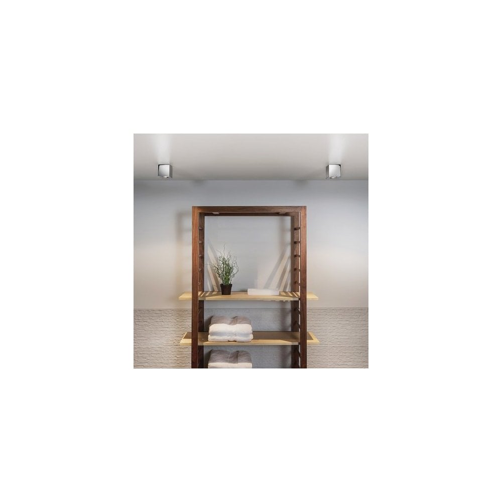 Kos Square II Recessed Black Outdoor Downlight, IP65 Rated