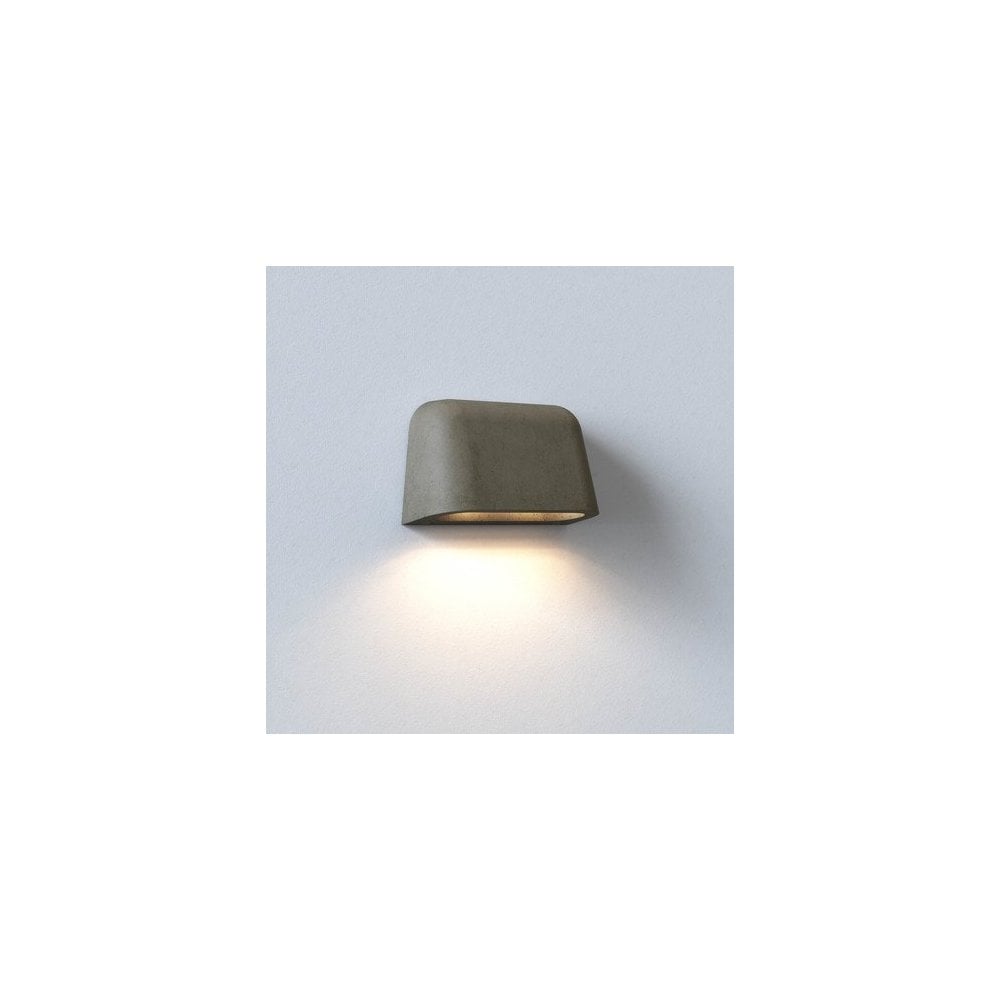 Dual-Beam Concrete Wall Sconce for Outdoor Spaces