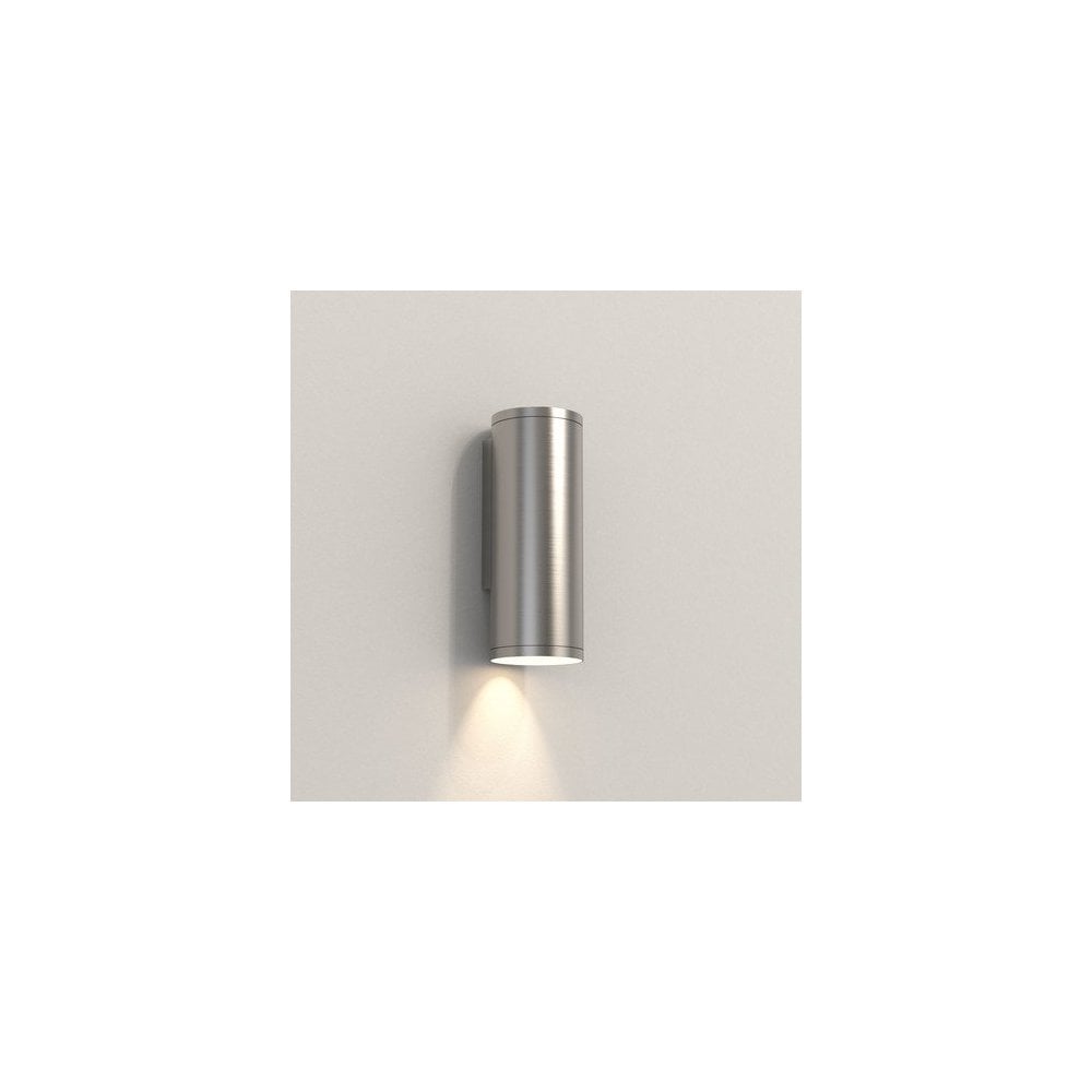 Ava 200 Coastal Brushed Stainless Steel Wall Light
