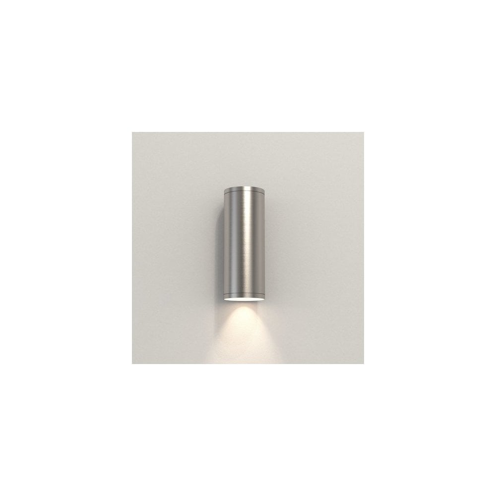 Ava 200 Coastal Brushed Stainless Steel Wall Light