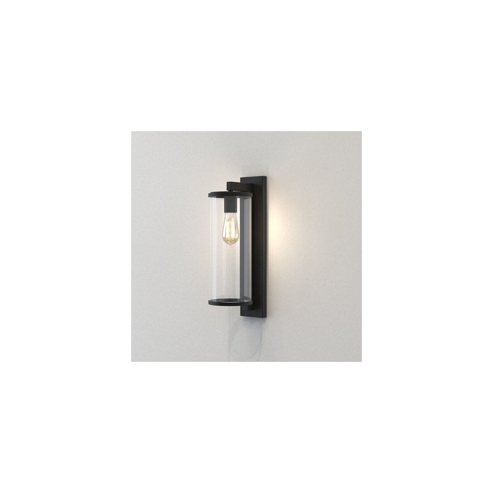 Pimlico 500 Textured Black Outdoor Wall Light