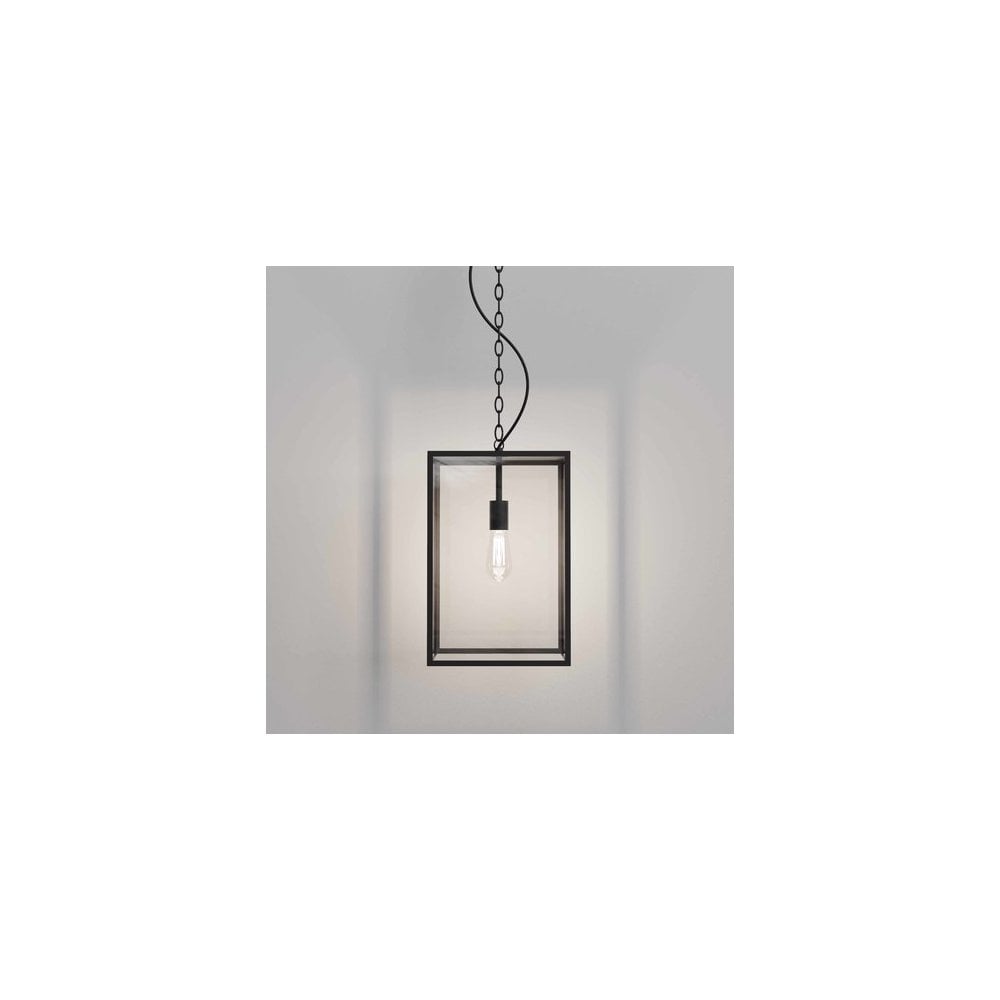 Elegant Black Textured Pendant Light 450