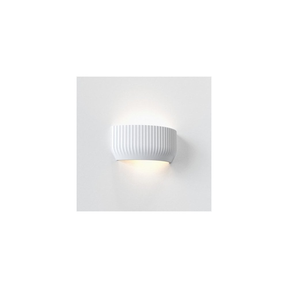 Plaster Finish Wall Light Fixture